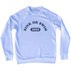 Sink Or Swim 2039 Adult Tri-Blend Sweatshirt by Tribe Lacrosse