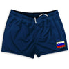 Slovenia Country Heritage Flag Shorty Short Gym Shorts 2.5" Inseam Made In USA by Shorty Shorts