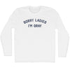 Sorry Ladies I'm Gray Adult Cotton Long Sleeve T-shirt by Tribe Lacrosse