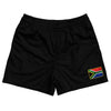 South Africa Country Heritage Flag Rugby Shorts Made In USA by Rugby Shorts