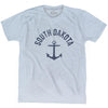 South Dakota State Anchor Home Tri-Blend Adult T-shirt by Ultras
