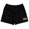 South Yemen Country Heritage Flag Rugby Shorts Made In USA by Rugby Shorts