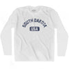 South Dakota USA Adult Cotton Long Sleeve T-shirt by Ultras