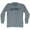 Sparky Adult Tri-Blend Long Sleeve T-shirt by Tribe Lacrosse