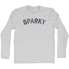 Sparky Adult Cotton Long Sleeve T-shirt by Tribe Lacrosse