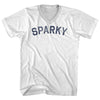 Sparky Adult Cotton V-neck T-shirt by Tribe Lacrosse