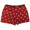 Stars Shorty Short Gym Shorts 2.5" Inseam Made In USA by Tribe Lacrosse