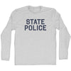 State Police Adult Cotton Long Sleeve T-shirt by Tribe Lacrosse