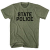 State Police Adult Tri-Blend T-shirt by Tribe Lacrosse