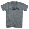 Stigma Adult Tri-Blend V-neck T-shirt by Tribe Lacrosse