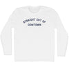 Straight Out of Cowtown Adult Cotton Long Sleeve T-shirt by Tribe Lacrosse