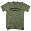 Straight Out of Cowtown Adult Tri-Blend T-shirt by Tribe Lacrosse