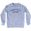 Straight Out of Cowtown Adult Tri-Blend Sweatshirt by Tribe Lacrosse