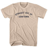 Straight Out of Cowtown Adult Cotton T-shirt by Tribe Lacrosse