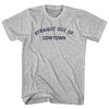 Straight Out of Cowtown Adult Cotton T-shirt by Tribe Lacrosse