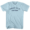 Straight Out of Cowtown Adult Cotton T-shirt by Tribe Lacrosse