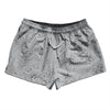 Super Fly Pattern Black and Grey Medium 2.5" Swim Shorts Made in USA by Tribe Lacrosse