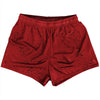 Super Fly Pattern Black and Red Dark Womens & Girls Sport Shorts End Made In USA by Tribe Lacrosse