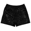 Super Fly Pattern Black and White Rugby Shorts Made In USA by Tribe Lacrosse