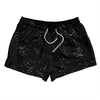 Super Fly Pattern Black and White 2.5" Swim Shorts Made in USA by Tribe Lacrosse
