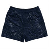 Super Fly Pattern Blue Navy and White Rugby Shorts Made In USA by Tribe Lacrosse