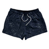 Super Fly Pattern Blue Navy and White 2.5" Swim Shorts Made in USA by Tribe Lacrosse