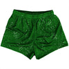 Super Fly Pattern Green Kelly and White Womens & Girls Sport Shorts End Made In USA by Tribe Lacrosse