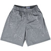 Super Fly Pattern Grey Dark and White Lacrosse Shorts Made In USA by Tribe Lacrosse