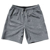Super Fly Pattern Grey Dark and White 10" Swim Shorts Made in USA by Tribe Lacrosse
