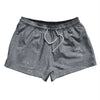 Super Fly Pattern Grey Dark and White 2.5" Swim Shorts Made in USA by Tribe Lacrosse