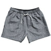 Super Fly Pattern Grey Dark and White 5" Swim Shorts Made in USA by Tribe Lacrosse