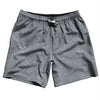 Super Fly Pattern Grey Dark and White Swim Shorts 7" Made in USA by Tribe Lacrosse