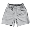 Super Fly Pattern Grey Medium and White Soccer Shorts Made In USA by Tribe Lacrosse
