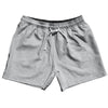 Super Fly Pattern Grey Medium and White 5" Swim Shorts Made in USA by Tribe Lacrosse