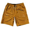 Super Fly Pattern Orange Burnt and White 10" Swim Shorts Made in USA by Tribe Lacrosse