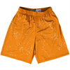 Super Fly Pattern Orange Tennessee and White Lacrosse Shorts Made In USA by Tribe Lacrosse