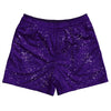 Super Fly Pattern Purple Lakers and White Rugby Shorts Made In USA by Tribe Lacrosse