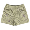 Super Fly Pattern Purple Medium and Vegas Gold Rugby Shorts Made In USA by Tribe Lacrosse