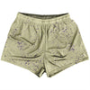 Super Fly Pattern Purple Medium and Vegas Gold Womens & Girls Sport Shorts End Made In USA by Tribe Lacrosse