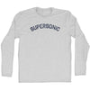 Supersonic Adult Cotton Long Sleeve T-shirt by Tribe Lacrosse
