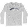 Surabaya Vintage City Adult Cotton Long Sleeve T-shirt by Ultras