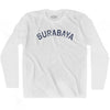 Surabaya Vintage City Adult Cotton Long Sleeve T-shirt by Ultras