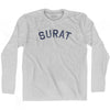 Surat Vintage City Adult Cotton Long Sleeve T-shirt by Ultras