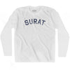Surat Vintage City Adult Cotton Long Sleeve T-shirt by Ultras