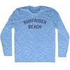 Surfrider Beach Adult Tri-Blend Long Sleeve T-shirt by Tribe Lacrosse