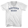 Surfrider Beach Adult Cotton V-neck T-shirt by Tribe Lacrosse
