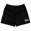 Syria Country Heritage Flag Rugby Shorts Made In USA by Rugby Shorts