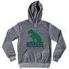 T-Rex Hates Soccer Throw Ins Tri-Blend Hoodie by Tribe Lacrosse