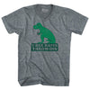 T-Rex Hates Soccer Throw Ins Tri-Blend V-neck Womens Junior Cut T-shirt by Tribe Lacrosse