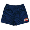 Tahiti Country Heritage Flag Rugby Shorts Made In USA by Rugby Shorts